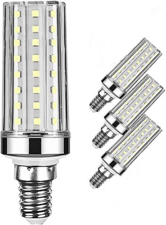 20-W-LED-Maiskolbenlampen, entspricht einer 150-W-Glühbirne, 1300 lm, 3000 K warmweiß, E14-Fassung (kleines Edison-Schra...