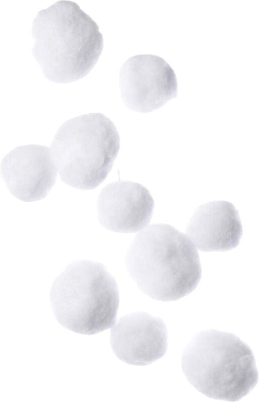 Kaemingk Schneeballgirlande weiß 170 cm Weihnachtsdeko