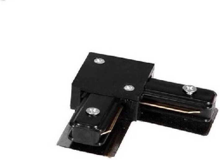 Trade Shop - VERBINDERVERBINDUNG TYP L FÜR EINPHASIGE SCHIENE 2-POLIG SCHWARZ FARBE PISTA-NL -