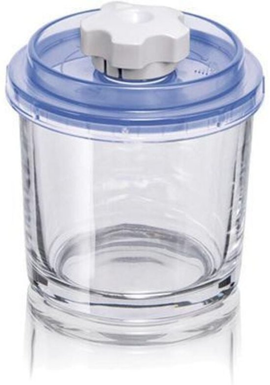 Magic Vac ACO1012 Deckel/Servierglocke Blau, Weiß Kunststoff Rund Lebensmitteldeckel