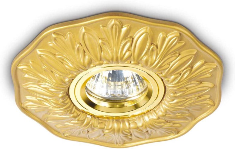 Ideal Lux Polka - 1 Lichteinbaustrahler Messing, GU10