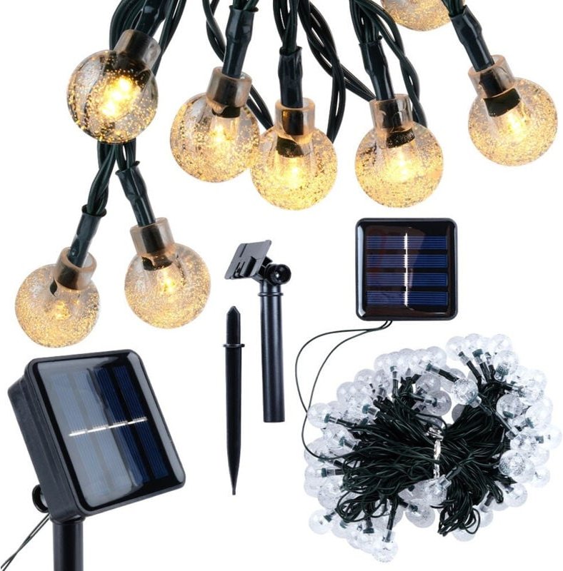 100x Solar Garten Lichter Outdoor Girlande String Lichter