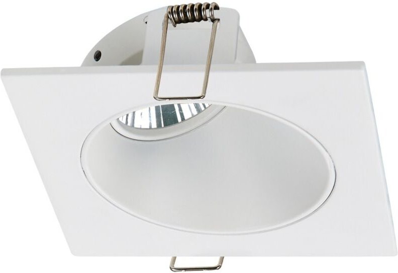 Weiße feste Einbauleuchte Nael 15x15cm