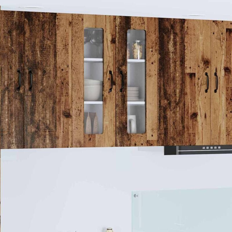 Thumbnail - Küchenschrank mit Regal Altholz 60 x 31 x 80 cm Holzwerkstoff vidaXL