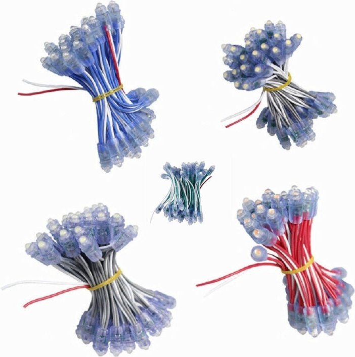 Trade Shop Traesio - Trade Shop - helle lichtpunkte 50 led sternenhimmel mini led 12V verschiedene farben licht 10W W-50...