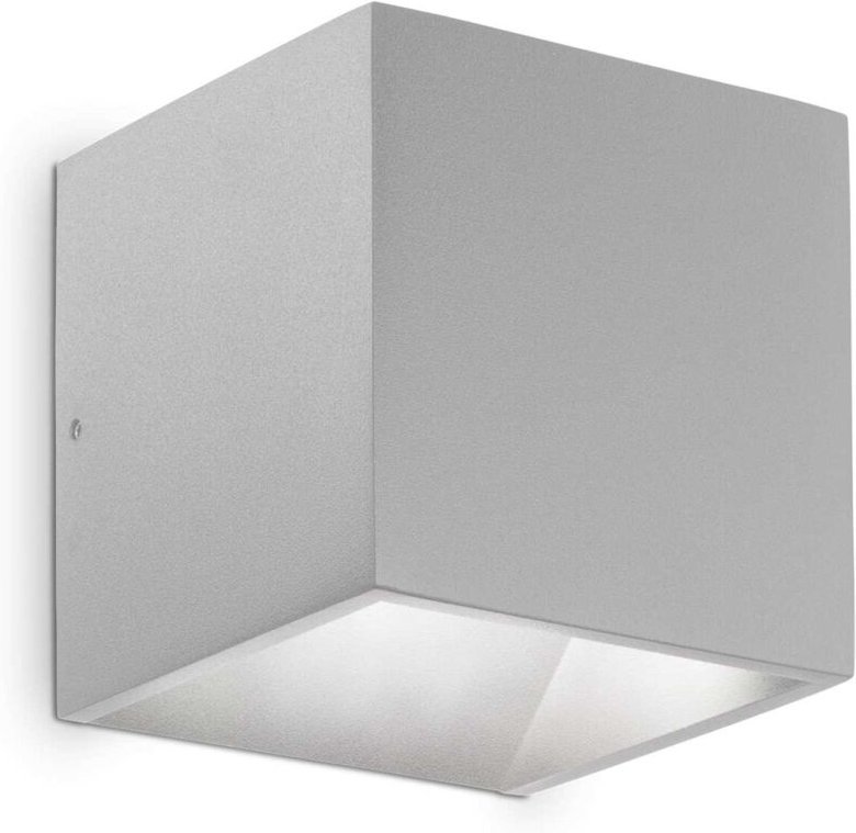 Ideal Lux RUBIK Integrierte LED-Außen-Up-Down-Wandleuchte, Grau, 730 lm, 3000 K, IP54