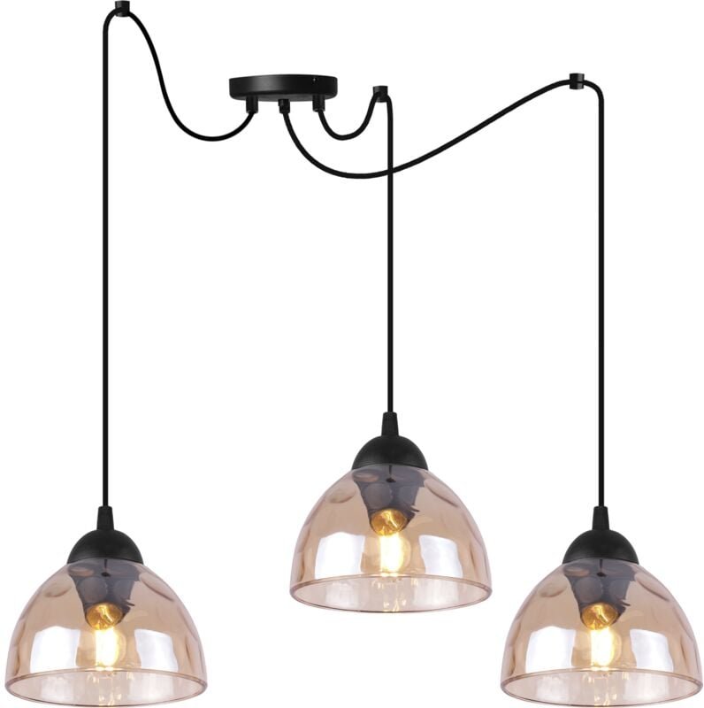 Venice Spider Hängelampe 3-Platter Honiglampen E27