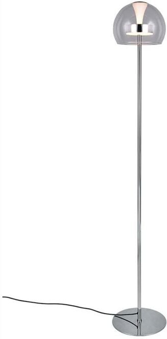 Stehlampe LED Standleuchte Bürolampe Metall Memoryfunktion Fußschalter H 130 cm
