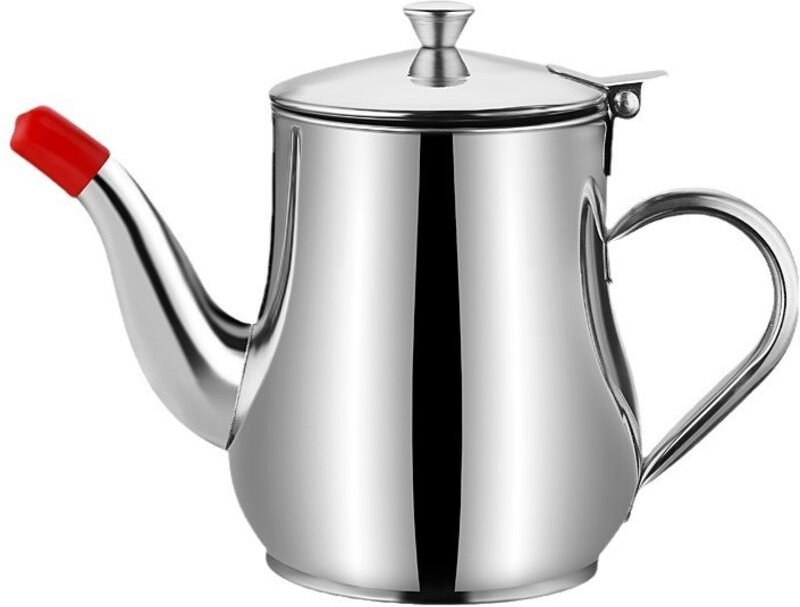 Ölsiebtopf aus Edelstahl, Fettbehälter mit feinem Sieb, Ölspenderflasche, Ölaufbewahrungsdose für die heimische Küche (3...