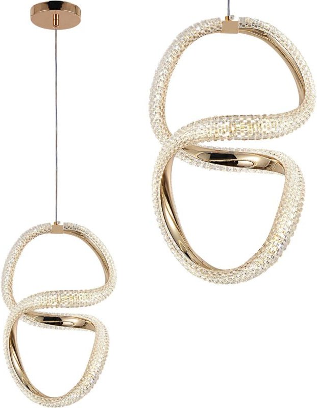 Toolight - hängelampe led G068-CP gold