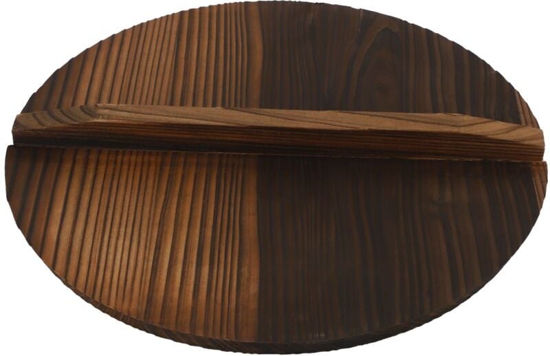 Tlily - Multifunktionaler Topfdeckel aus Holz für die Küche, Griff, Pfannendeckel, umweltfreundlich, verbrühungshemmend,...
