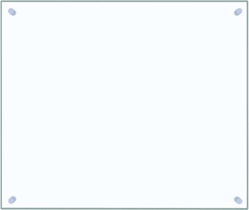 Küchenrückwand Transparent 70x60 cm Hartglas Vidaxl Transparent