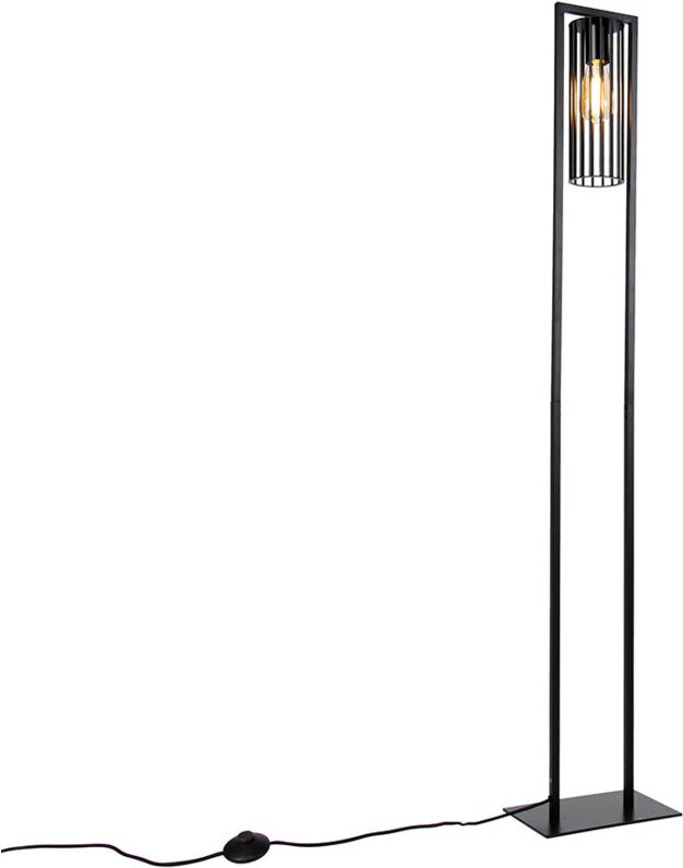 Smarte moderne Stehleuchte schwarz inkl. Wifi ST64 - Balenco Wazo