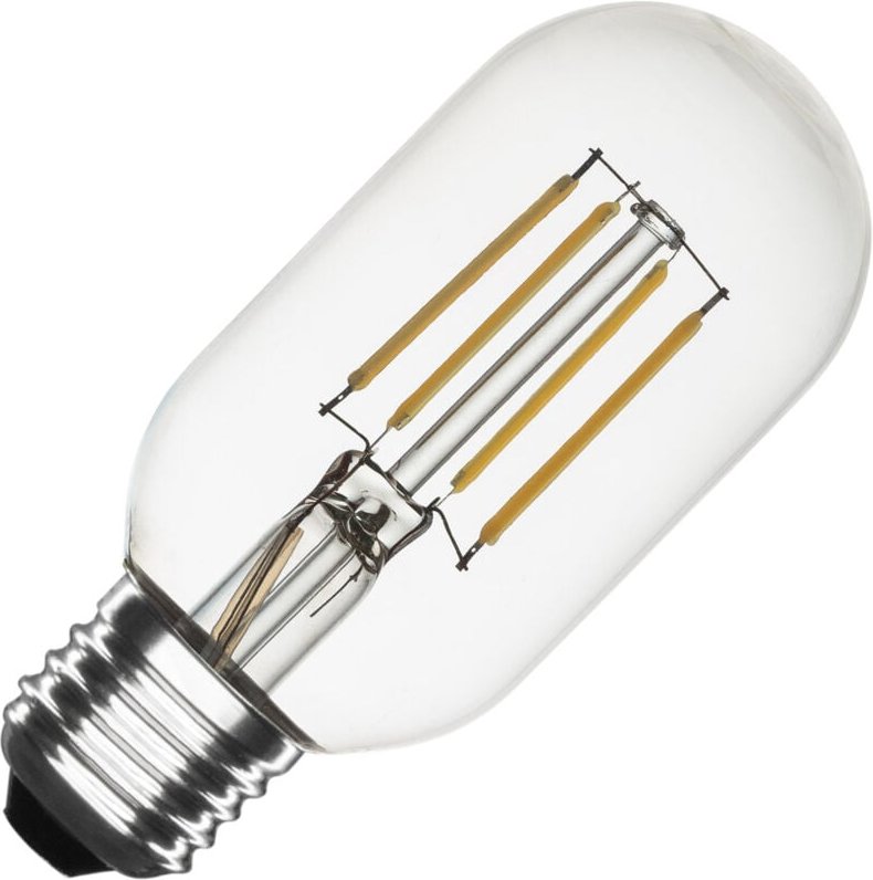 Efectoled - LED-Glühbirne Filament E27 4W 470 lm Dimmbar T45 No Flicker 4000K Neutralweiß