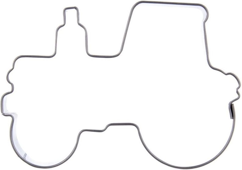 Gingerbread tin traktor - stainless steel dishwasher safe