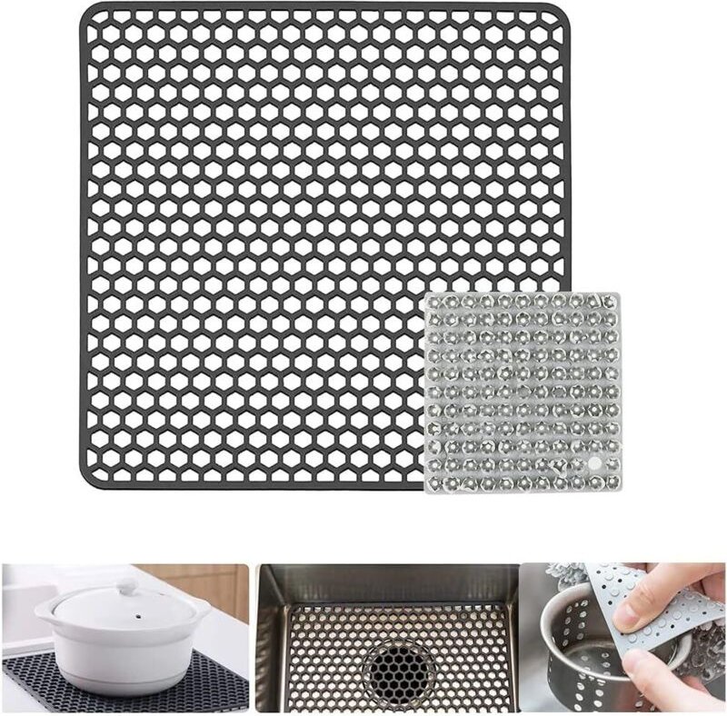 34,5 cm x 34,5 cm Spülbecken im Landhausstil aus Edelstahl oder Porzellan mit Reinigungsbürsten für Obst und Gemüse