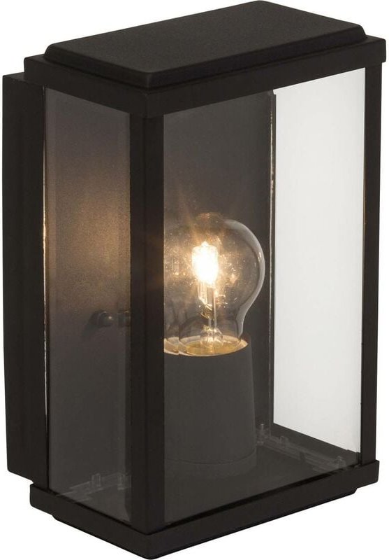 Lampe Gaia Außenwandleuchte schwarz 1x A60, E27, 60W, geeignet für Normallampen (nicht enthalten) IP-Schutzart: 44 - spr...