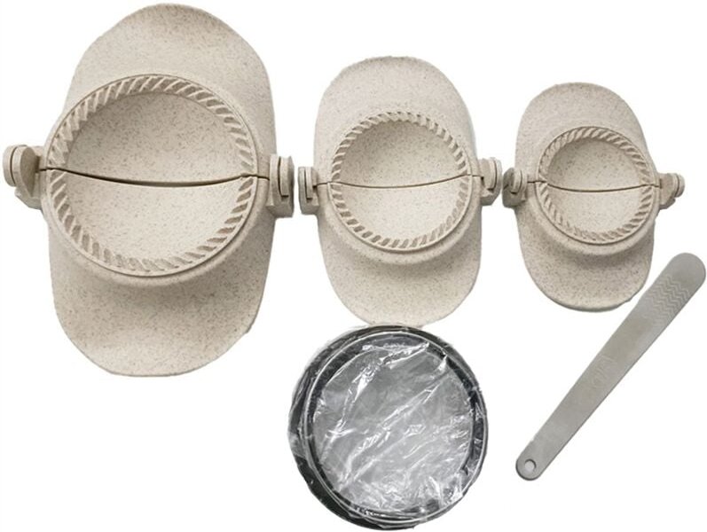 KnöDelmacher, Empanadas-Formenmacher-Set mit Teigausstecher und FüLllöFfel, Empanada-Formen