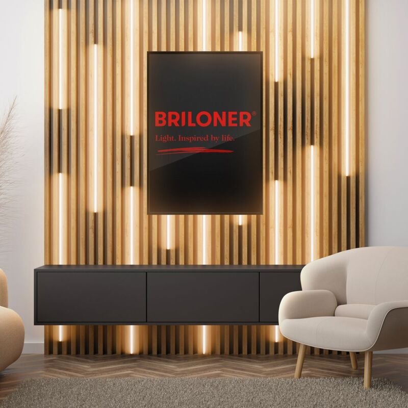 Briloner - Pimp your Panel Starterset led Stripe led Leiste Wohnzimmer Flur Zubehör Paneele