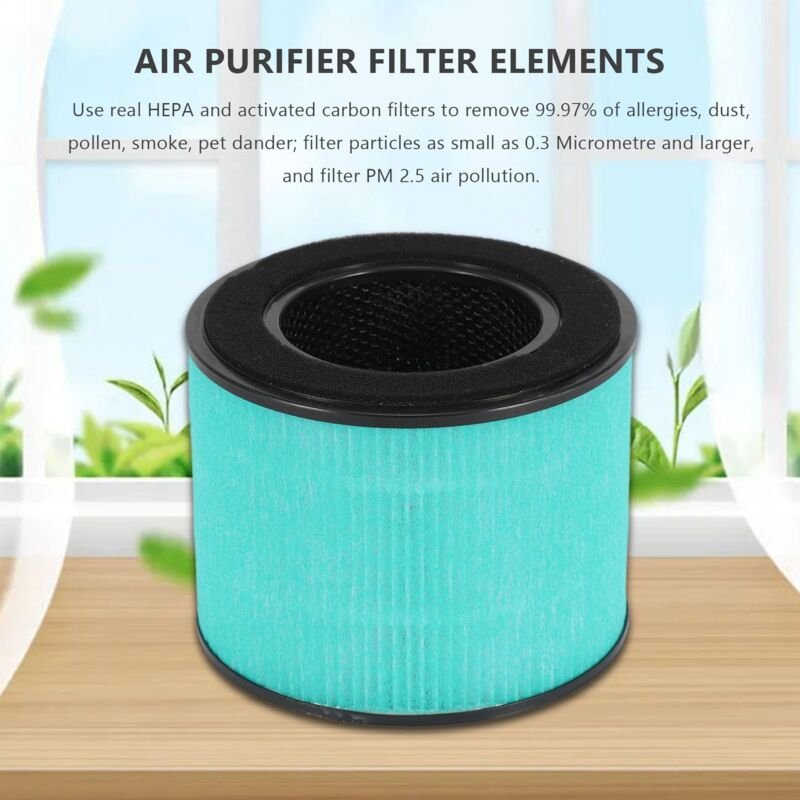 Ersatz HEPA Filter für PARTU BS-08,3-In-1 Filter System Inklusive Vorfilter,Echter HEPA Filter,Aktiv Kohle Filter