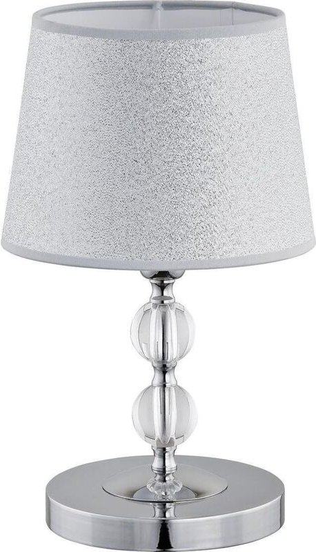 Alfa Emmanuelle Nachttischlampe Silber Design Glamour