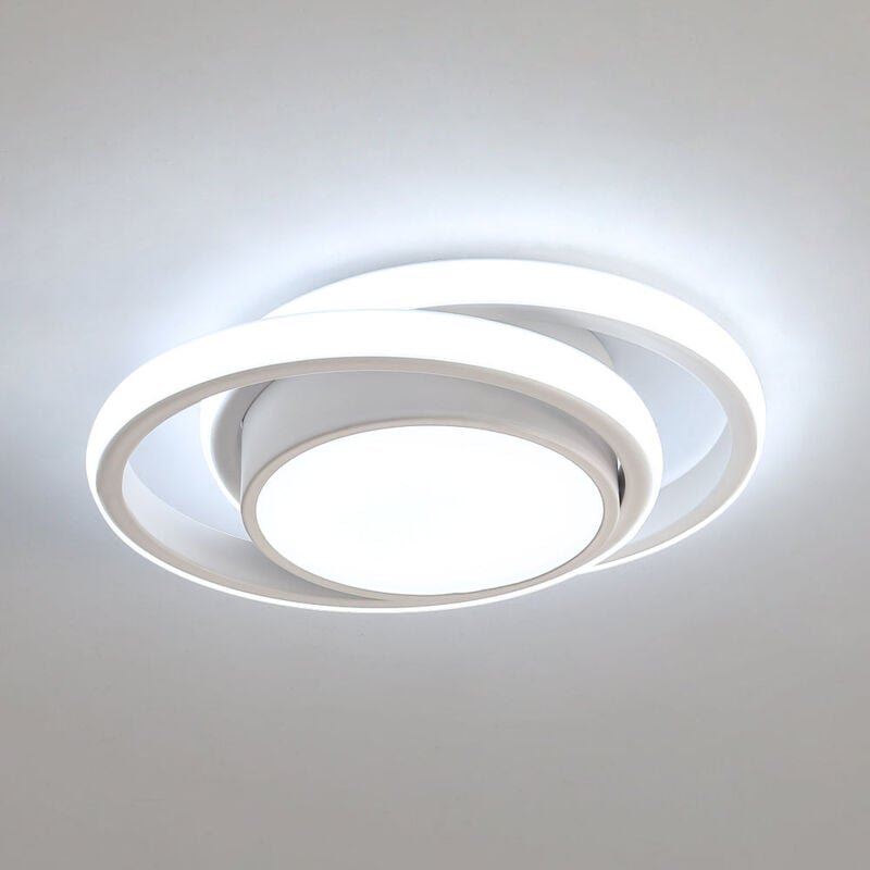 Goeco - LED-Deckenleuchte, Runde Deckenlampe 32W 2500lm, Moderne Deckenleuchte für Flur, Schlafzimmer, Küche, Wohnzimmer...