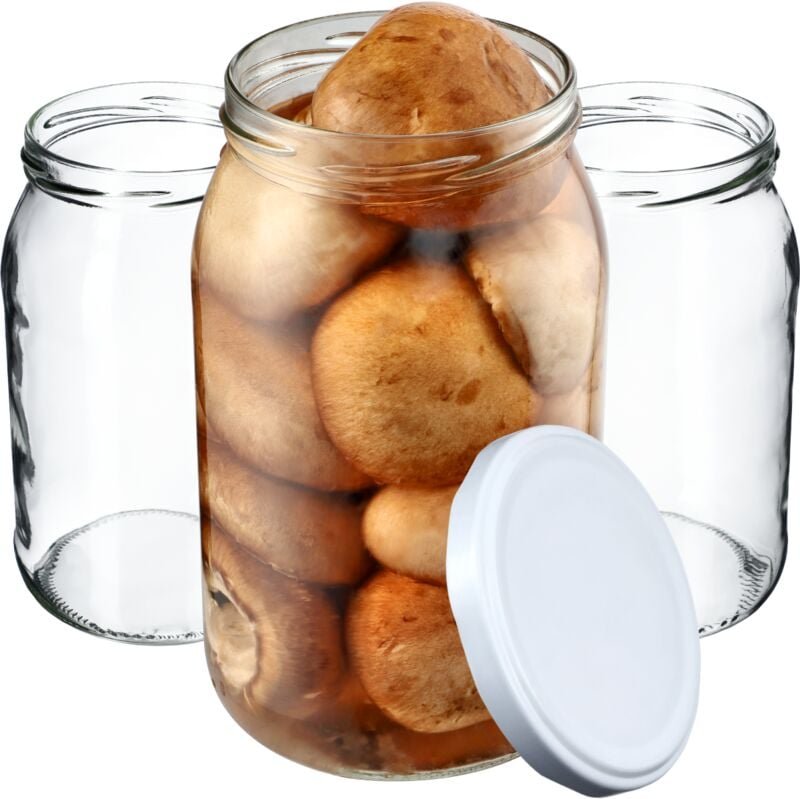 Słój Anna 900ml fi82 TO-900/1 8szt wieczko w - Kadax