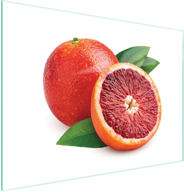 Glasschneidebrett 40x30 Grapefruit