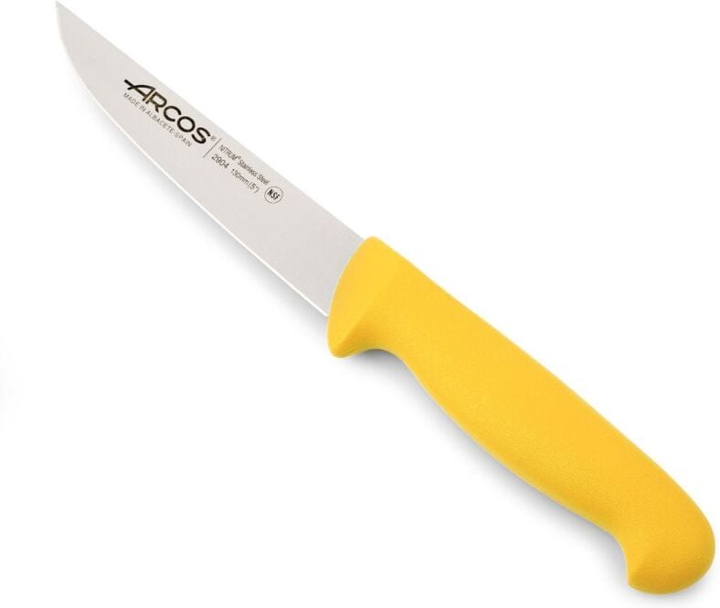 Arcos - Küchenmesser 2900 - Prof 290400 aus Nitrum-Edelstahl und mango ergonomisches gelbes Polypropylen und 13 cm Kling...