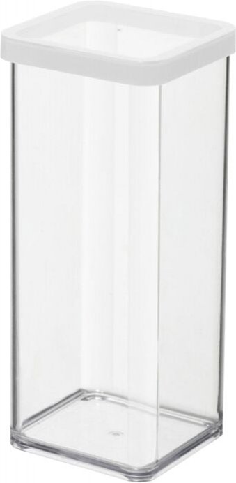 Rotho 11605 Rechteckige Box 1,5 L Transparent, Weiß