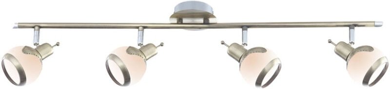 Design Decken Leuchte Esszimmer Glas Strahler Spot Balken Leuchte verstellbar