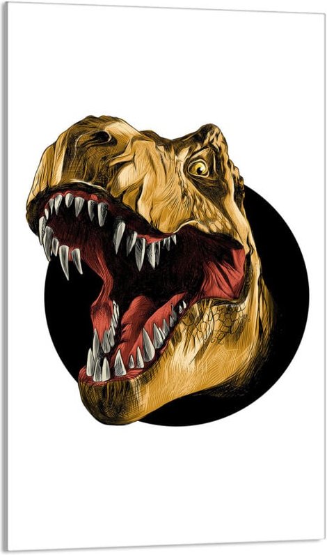 Glasschneidebrett 30x52 Dinosaurier