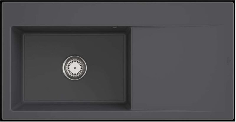 V&B Spüle Subway Style 60 li, m Abl.garn, Hand., gra CeramicPlus