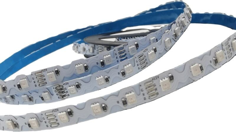 Zickzack LED-Streifen - 12V - 50W - 8mm - IP20 - 42ch/m - 5