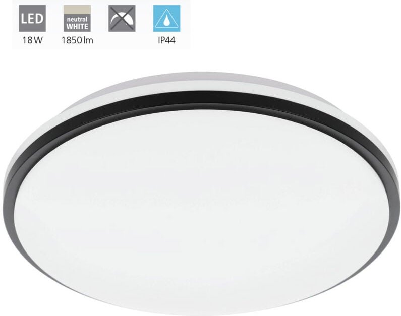 Eglo - led Deckenleuchte Pinetto ø 34 cm neutralweiß Deckenlampen & Kronleuchter