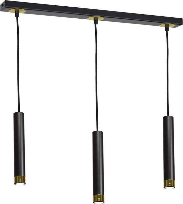 Milagro DANI schwarze Pendelleuchte 60 cm modern und elegant