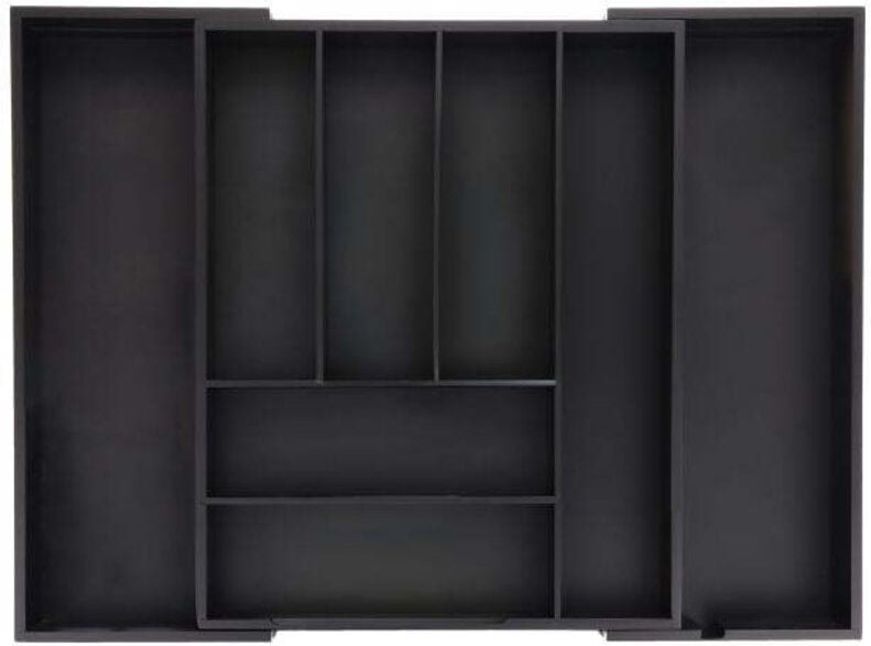 Ausziehbarer besteckkasten aus bambus