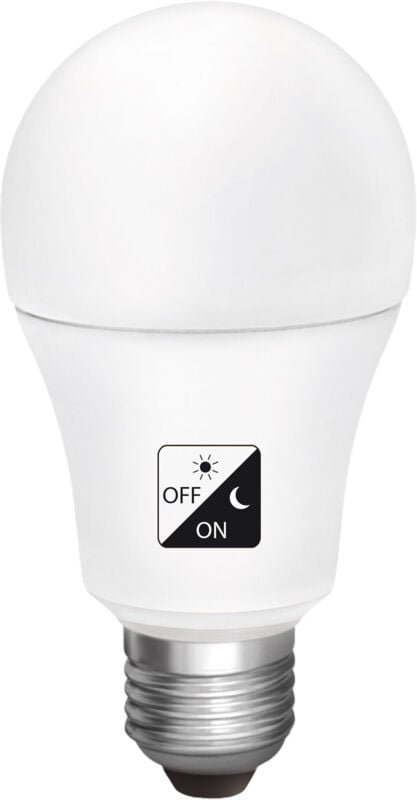 Matel - Dämmerungssensor Standard E27 10 w neutrale LED-Glühbirne