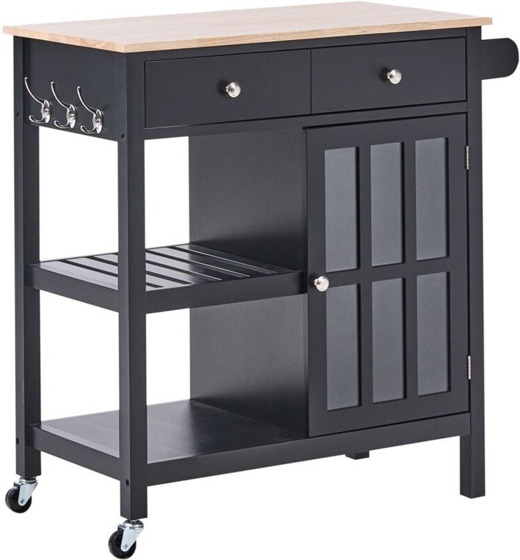 Thumbnail - Servierwagen GENOA Schwarz