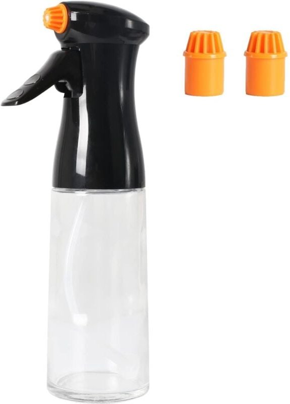 Küchenölspray, Speiseölspray, Olivenölsprüher, Ölsprüher, 200 ml, Ölsprühflasche für Luftfritteuse, Salat, Grillen, Past...