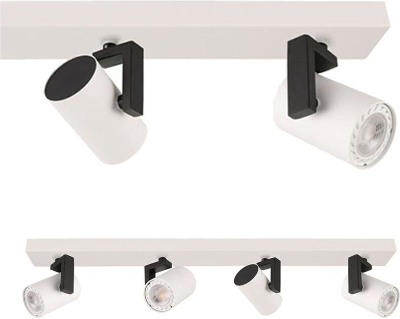 Italux - Mola Moderne 4-flammige Deckenstrahlerleiste, GU10