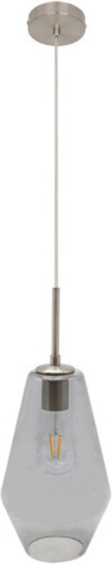 Thumbnail - Pinap Pendelleuchte 1xe27 Nickel/Rauch Regx17x17 Cm - Fabrilamp