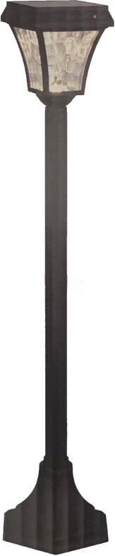 Thumbnail - V-tac - Samsung Solar led Gartenlampe mit Mast, Mattschwarz, 3-in-1, IP65