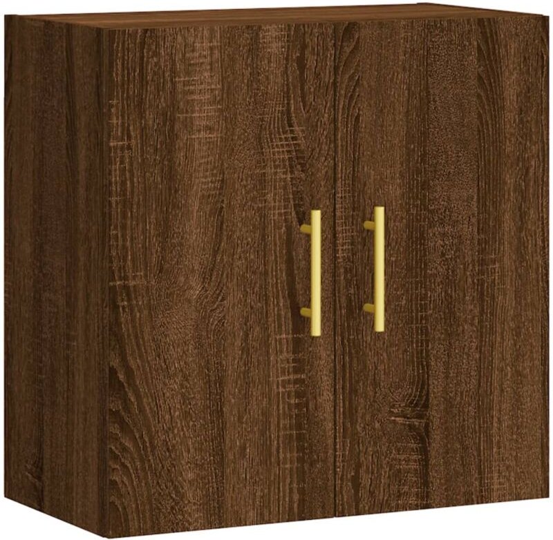 Wandschrank Braun Eichen-Optik 60x31x60 cm Holzwerkstoff Vidaxl
