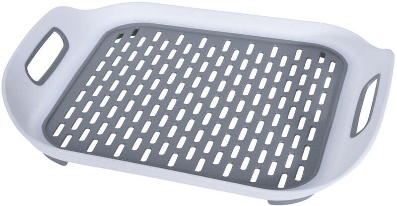 Excellent Houseware - Spülbeckenmatte mit Griffen, 36 x 32 cm