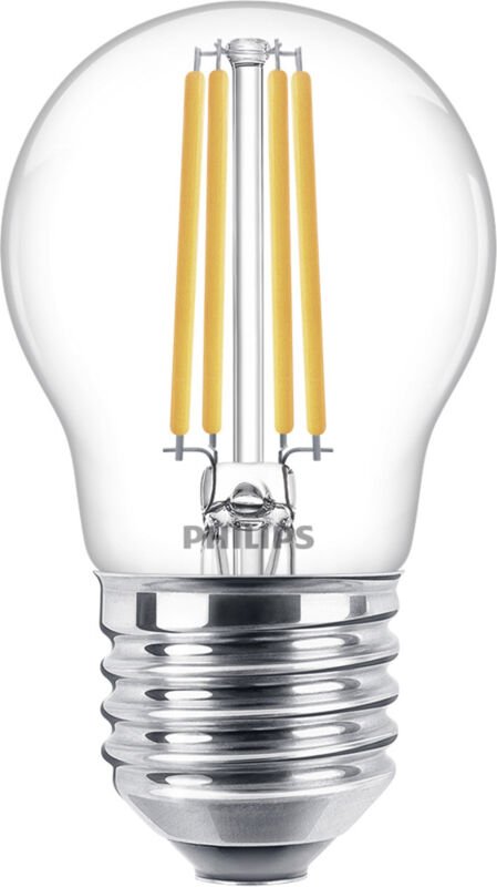 Philips - led 76231500 led eek e (a - g) E27 Tropfenform 6.5 w = 60 w Warmweiß (ø x l) 4.5 cm x 7.8 cm