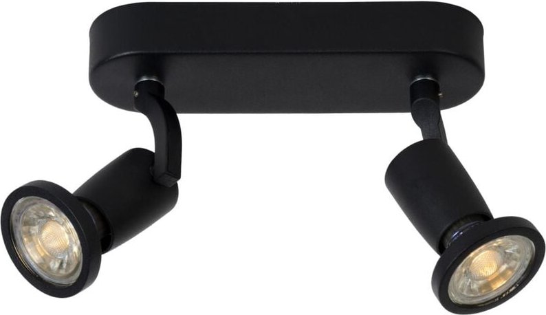 Jaster-led - Deckenstrahler - led - GU10 - 2x5W 2700K - Schwarz - Lucide