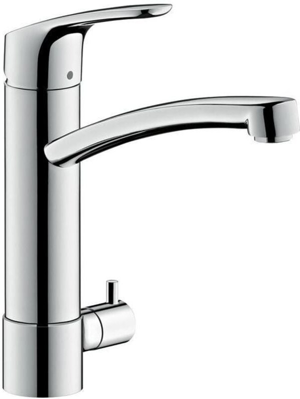 Focus M41 Einhebel-Küchenmischer 200 1 jet 31803000 200, mit Geräteabsperrventil, schwenkbar, chrom - Hansgrohe