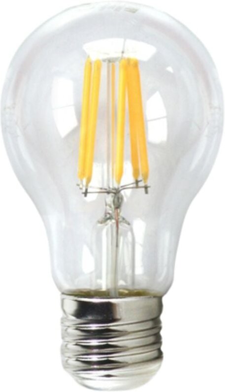 Silver Electronics - LED-Glühbirne silver elektronischer Glühfaden Standard transprente 6w=80w - e27 - 3000k warmes Lich...