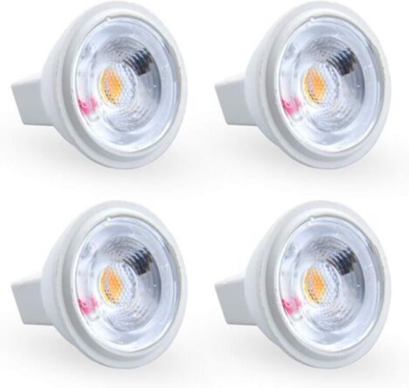 3W MR11 GU4 LED-Lampe, Kaltweiß 6000K, 12V AC/DC, entspricht einer 35W Halogenlampe. Ideal für Zuhause, Büro, Geschäft, ...